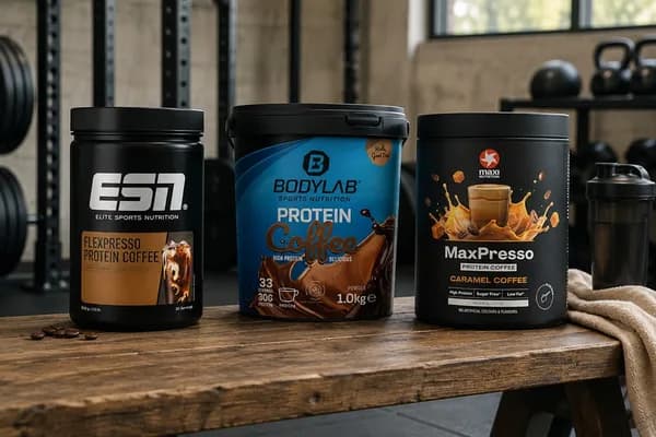 Die besten Protein-Kaffees im Vergleich: ESN Flexpresso, Bodylab Protein Coffee und Maxi Nutrition MaxPresso